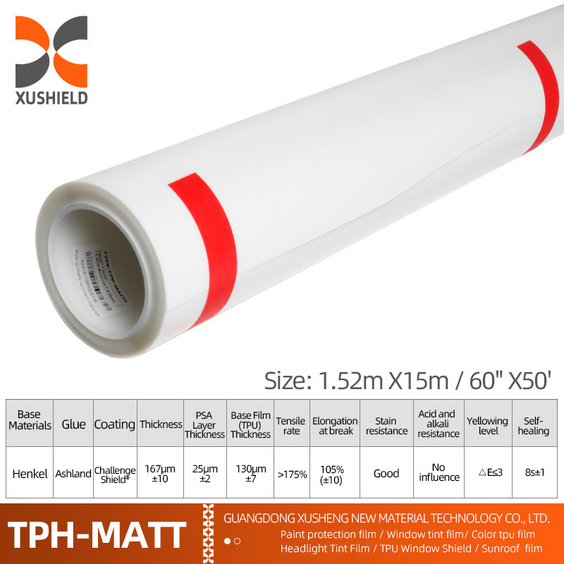 XUSHIELD 7 Mil 6 Mil PPF フィルム 防摩擦 自治性 PPF TPH 輝き 明るい 車体 PPF 自動車用 油漆保護フィルム