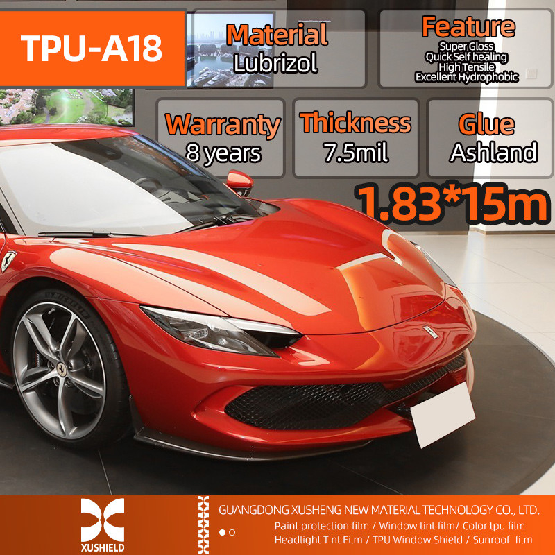 サイズ1.83*15m 71in*50ft 水害性 自己治癒ロール 防傷ラップ PPF TPU カー保護フィルム