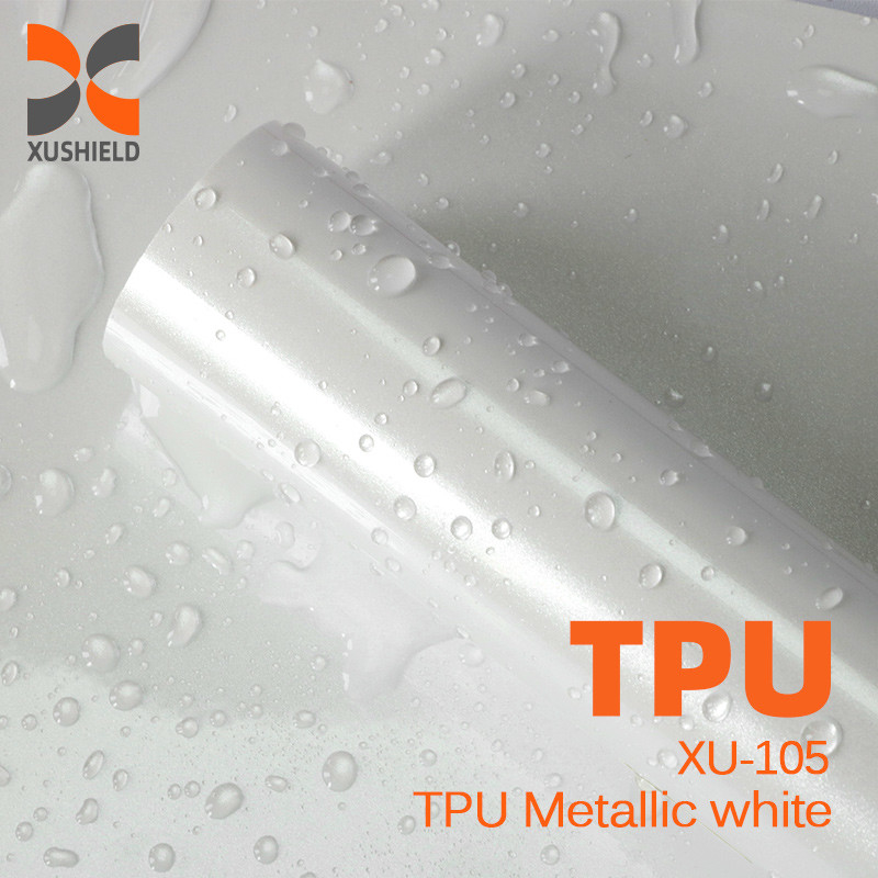 TPU メタリック ホワイト TPU カラー PPF フィルム セルフ ヒーリング グレー 包装 塗料 保護フィルム