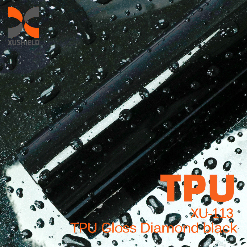 TPU 輝き ダイヤモンド ブラック 5 年間の保証 6Mil 高品質 輝き マット PPF TPU 自己 治癒 車用塗料 保護フィルム